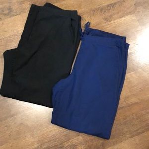 2 scrub pants